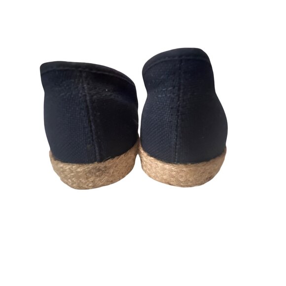 Superga Womens Black & Natural Rope Sole Casual Canvas‎ Lace-Up Shoes 39.5 - Picture 5 of 8